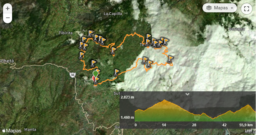 Ruta 10: Tibirita - La Capilla - Tenza - Tibirita 