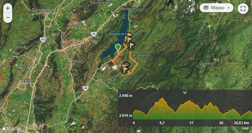 MTB GUATABITA CARRIZAL Rutas MTB cerca a Bogotá