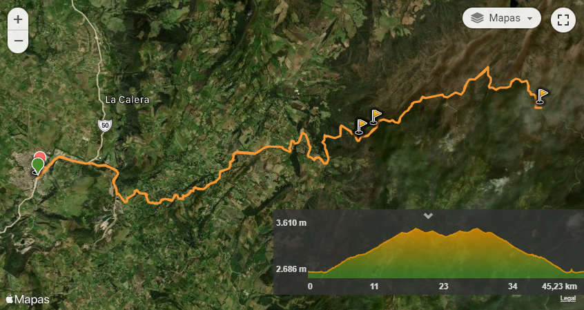 MTB: La Calera-Chingaza (piedras gordas) Rutas MTB cerca a Bogotá